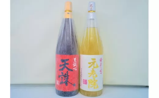 No.1185-1　白玉醸造「天誅・元老院（1升瓶）」2本セット