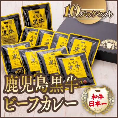  鹿児島黒牛ビーフカレー(160g×10P)【新村畜産】