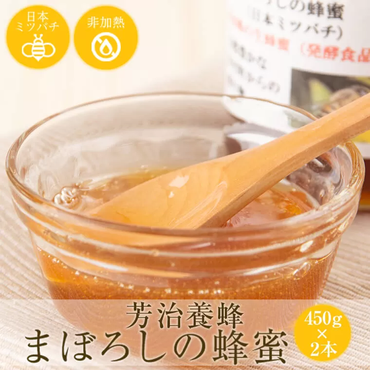 日本ミツバチ蜂蜜（2本）