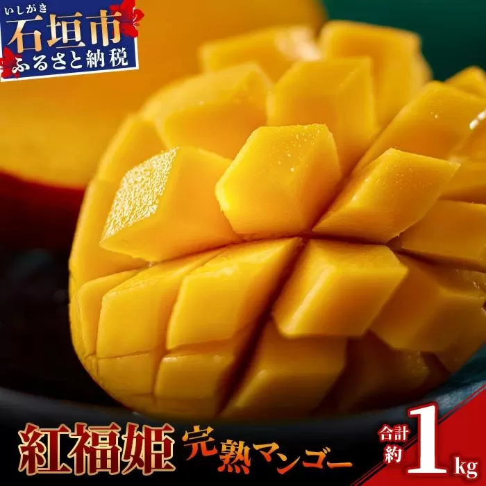 【2026年発送 先行予約】「紅福姫ブランド」石垣島のマンゴー 約1kg 【沖縄県 石垣市 産地直送 旬 石垣島産 マンゴー 完熟マンゴー アーウィン種マンゴー】OT-04
