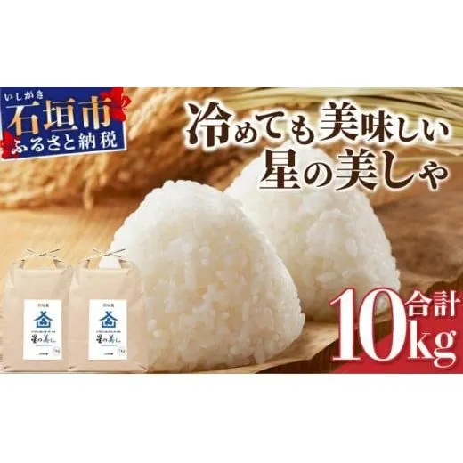 石垣島産 星の美(かい)しゃ 10kg みやぎ米屋 【 日本一早い新米の産地 米 お米 産地直送 旬 ほしじるし 沖縄県 石垣市 】MK-4 