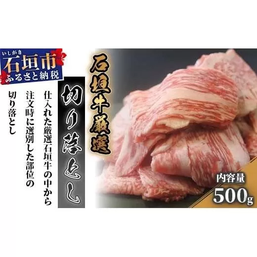 厳選 石垣牛 切り落とし 500g