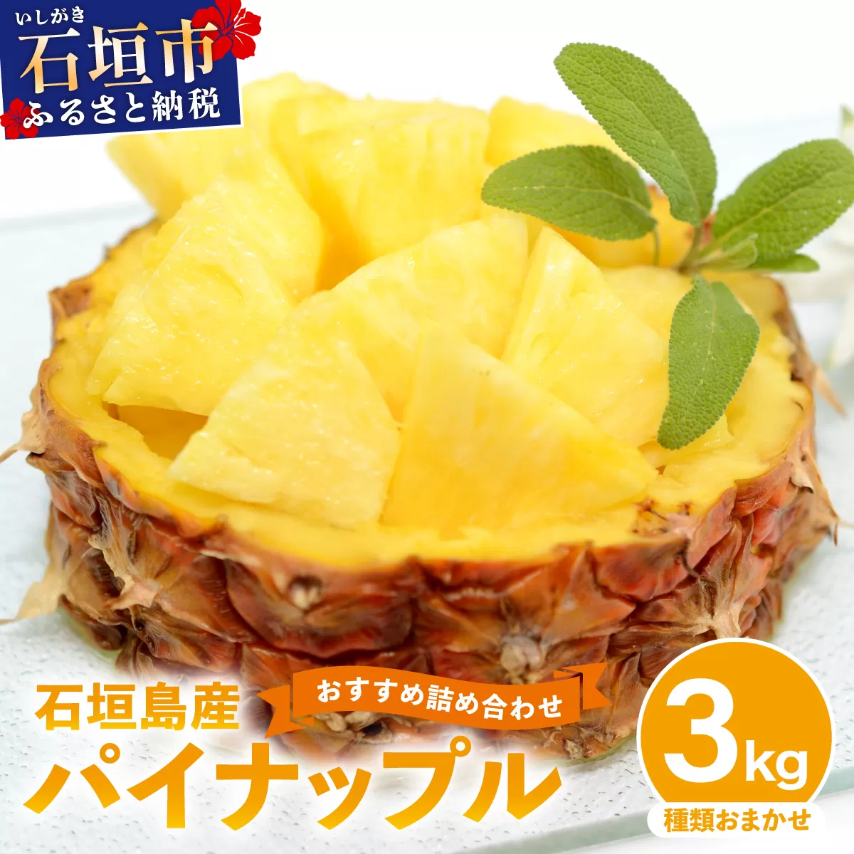 【2026年4月下旬から順次発送】石垣島産パイナップル 2〜6個 約3kg【ふるさと納税 パイナップル 産地直送 フルーツ 果物 沖縄県石垣市 石垣 沖縄 石垣市 石垣島】 KP-14