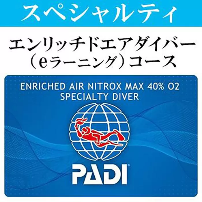 チケット PADIダイビング講習 ｜ エンリッチコース（eラーニング）【恩納村ラグーン】