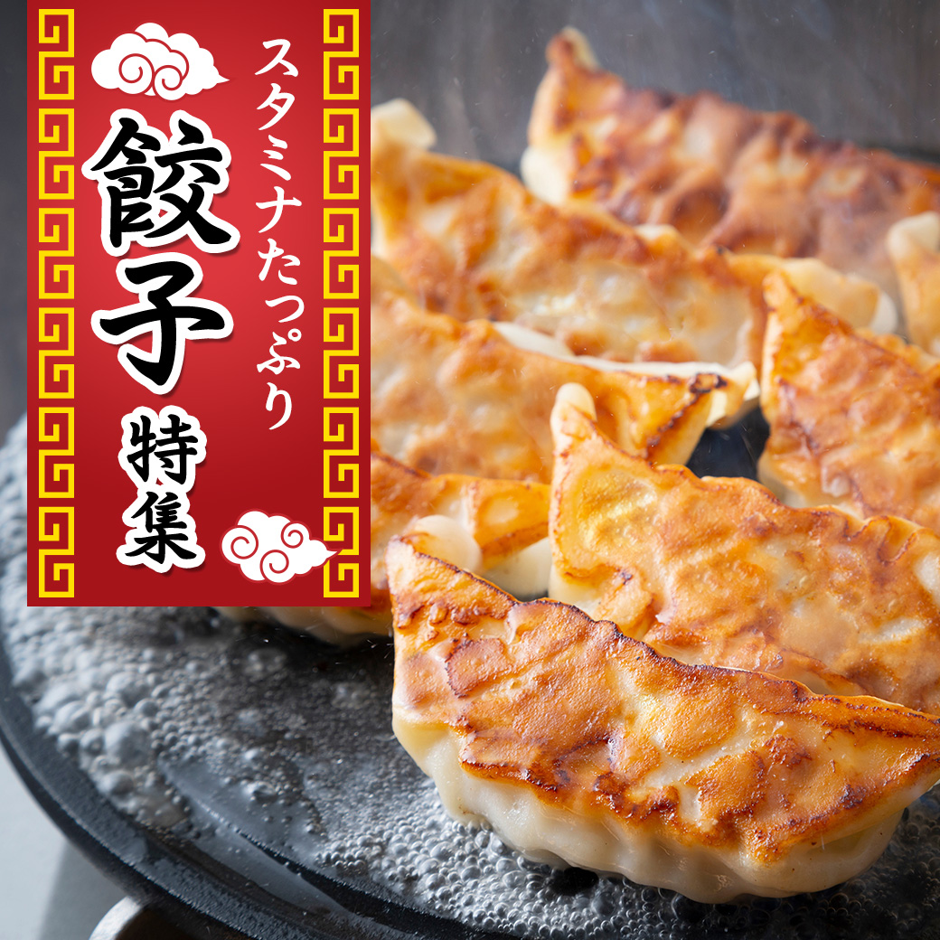 スタミナたっぷり餃子特集